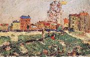 Wassily Kandinsky Munchen,Schwabing oil painting